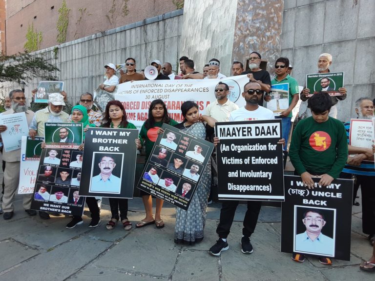 Demonstration In Front Of The United Nations For The Return Of The Missing