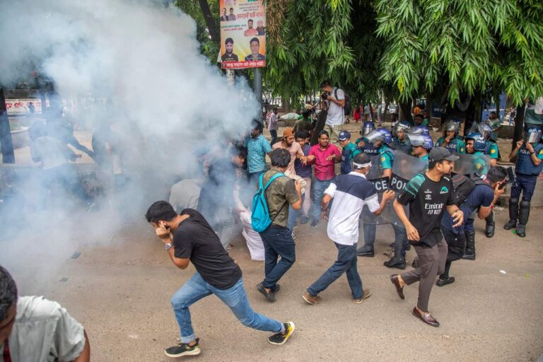 Statement Against The Indiscriminate Killing Of Protestors By The Bangladesh Government Forces